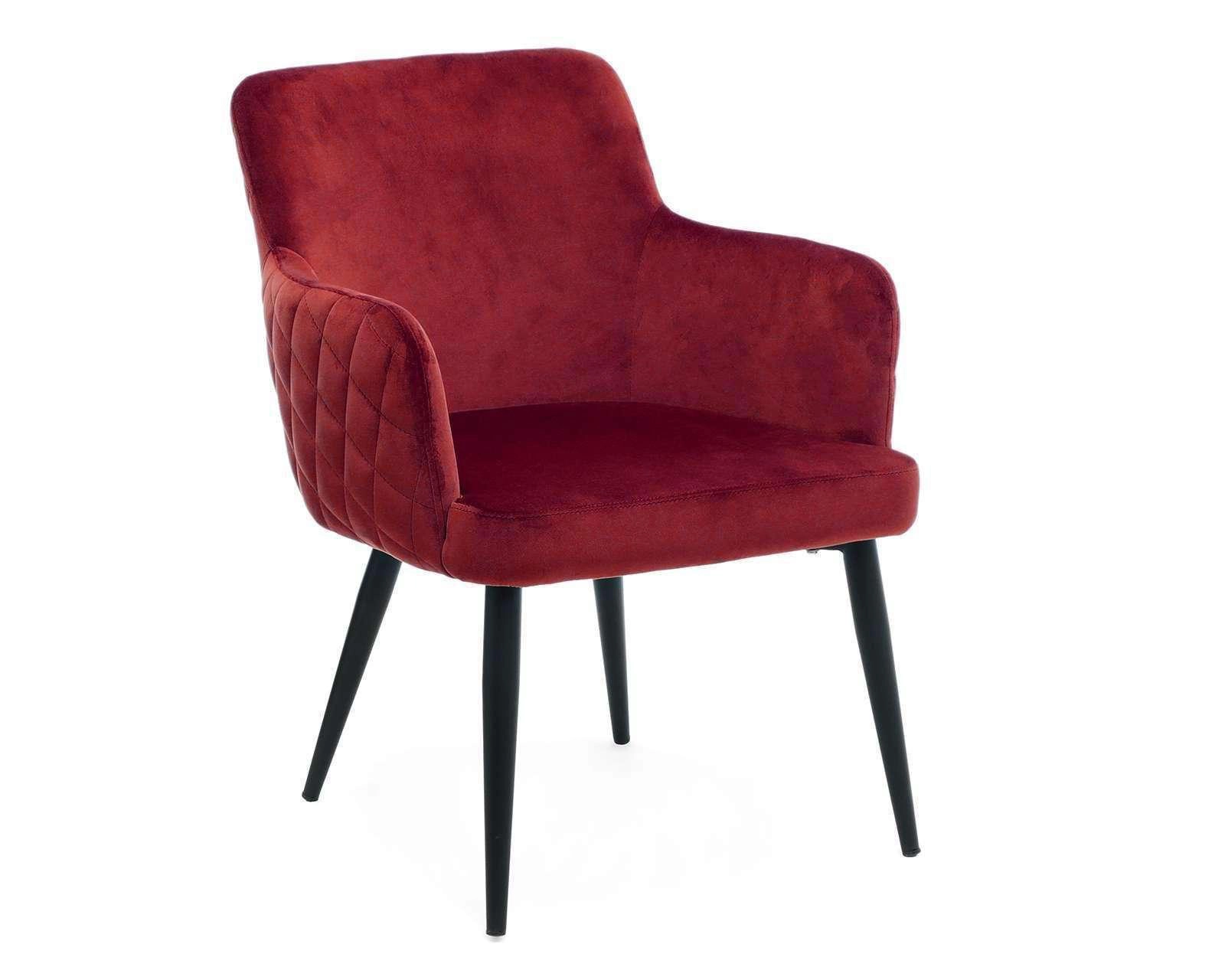 Foto 3 pulgar | Sillón Ocasional Harper Vino Contemporáneo 1 Pieza