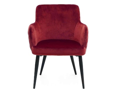 Foto 3 | Sillón Ocasional Harper Vino Contemporáneo 1 Pieza