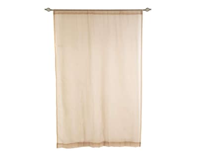 Foto 1 | Cortinas Tergal 140 x 210 cm Café