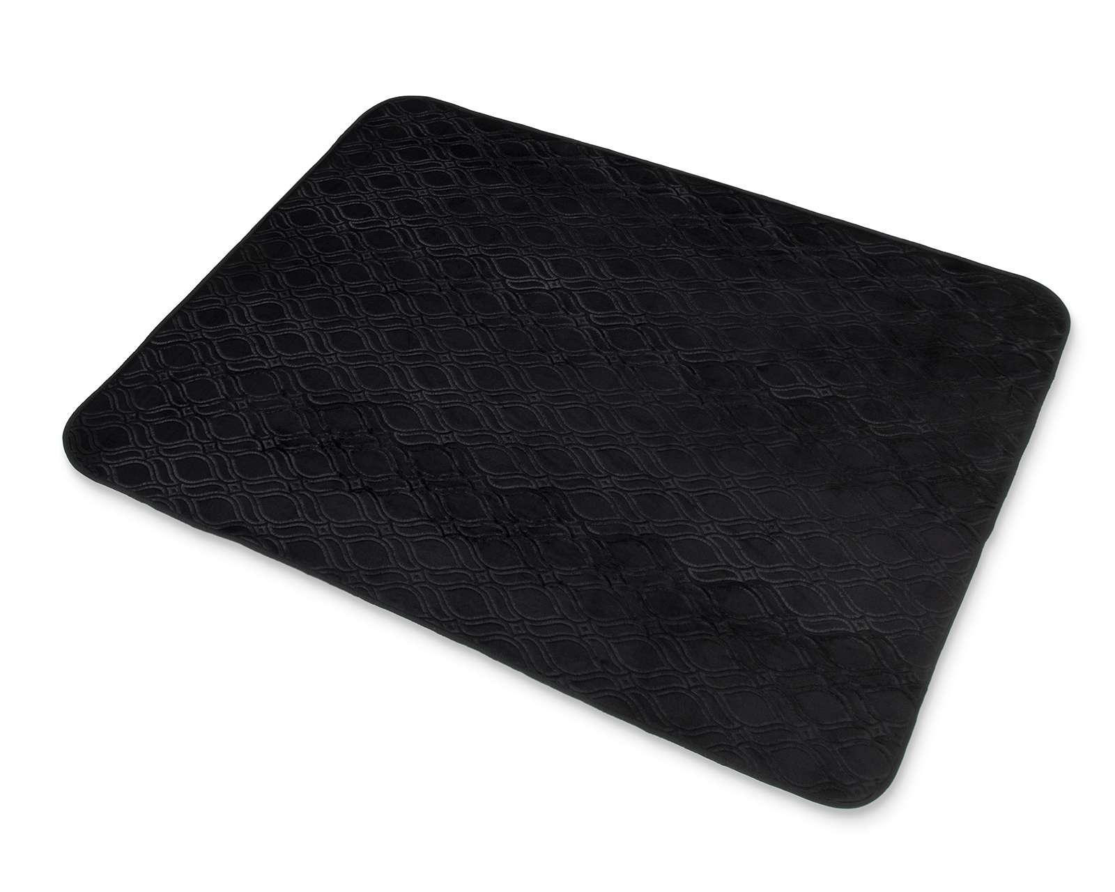 Foto 2 pulgar | Tapete Aura Black 1.7 x 1.2 m