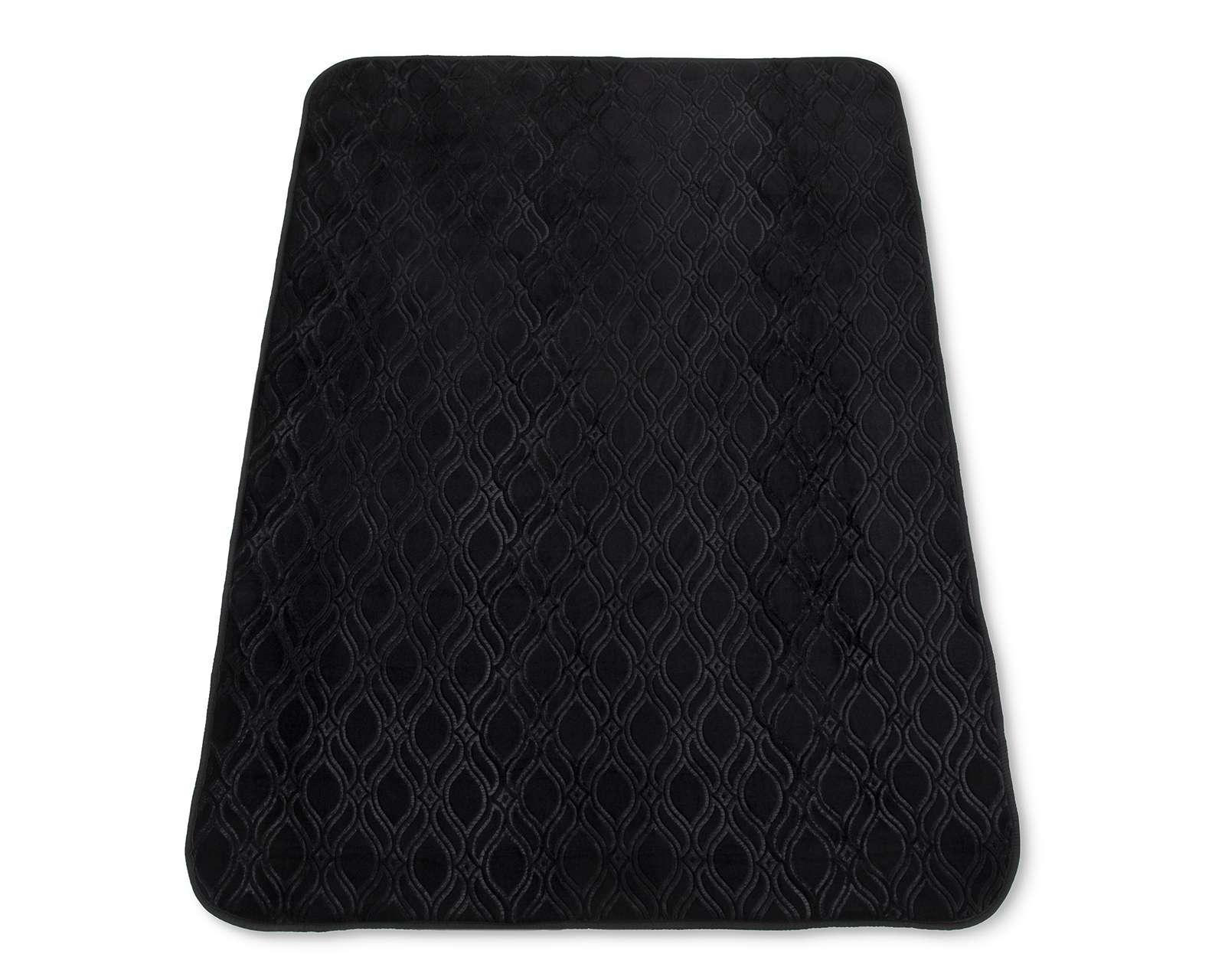 Foto 3 pulgar | Tapete Aura Black 1.7 x 1.2 m