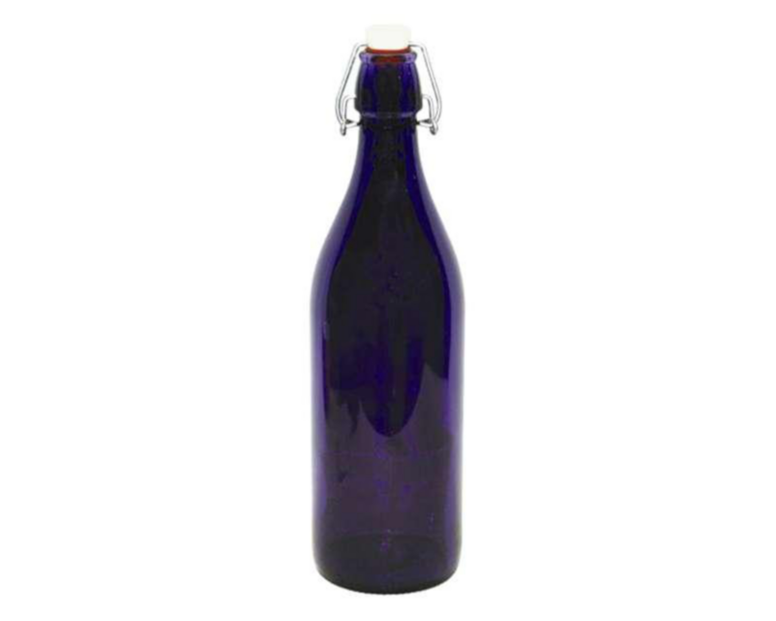 Foto 2 pulgar | Botella Decorativa de Vidrio Azul