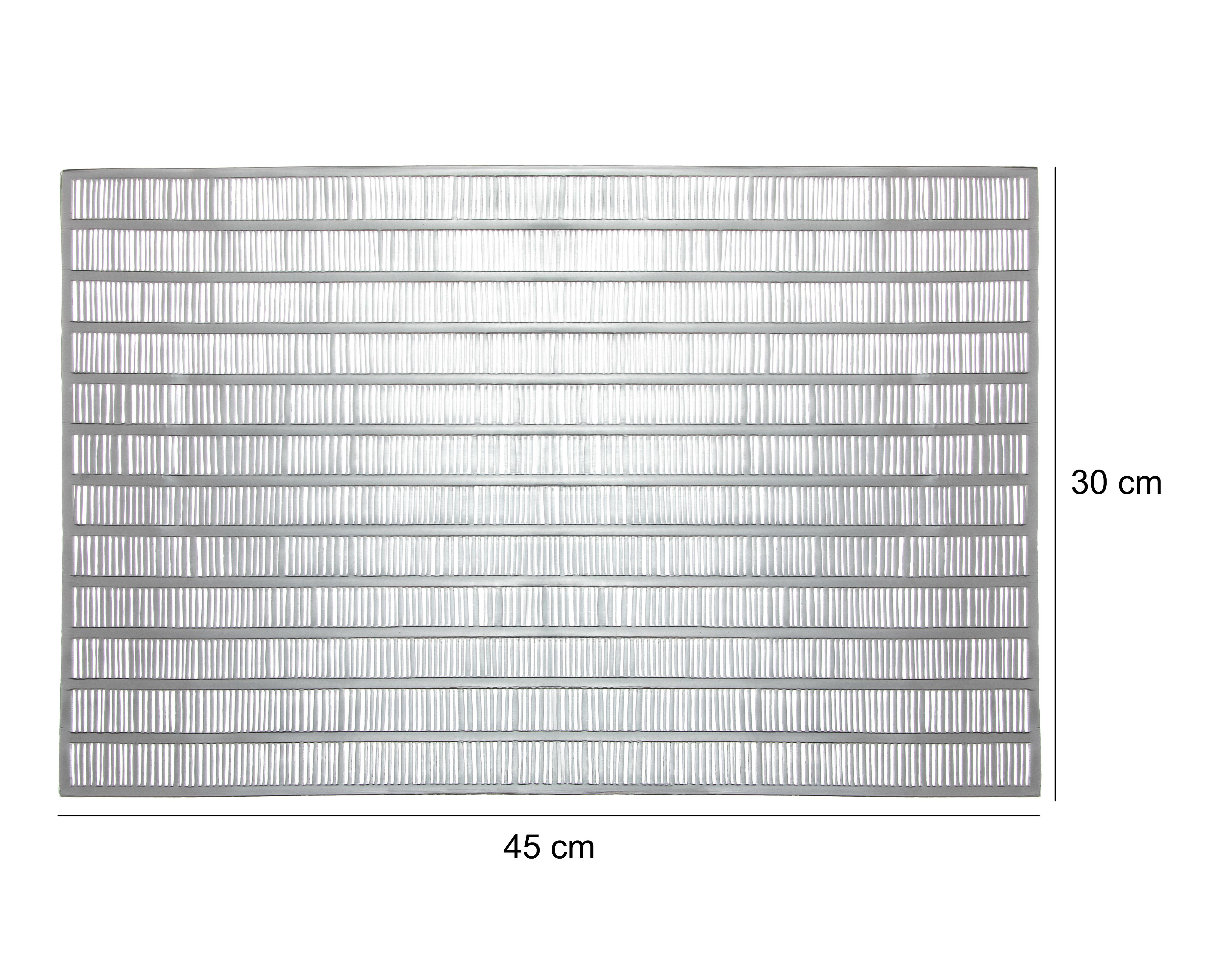 Foto 7 pulgar | Mantel Individual Starhaus 45 x 30 cm Plateado 4 Piezas