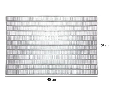 Foto 6 | Mantel Individual Starhaus 45 x 30 cm Plateado 4 Piezas