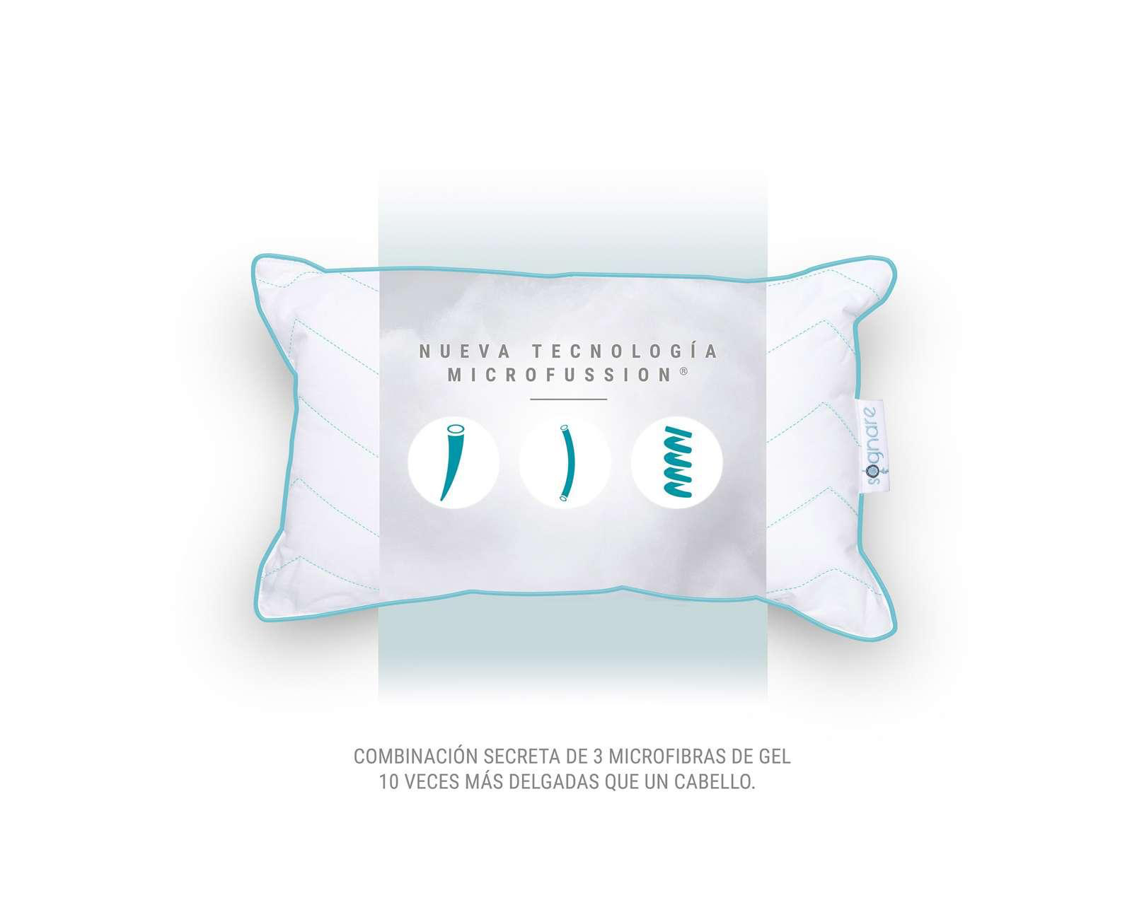 Foto 4 pulgar | Almohada y Funda Sognare Moments Estándar 2 Piezas
