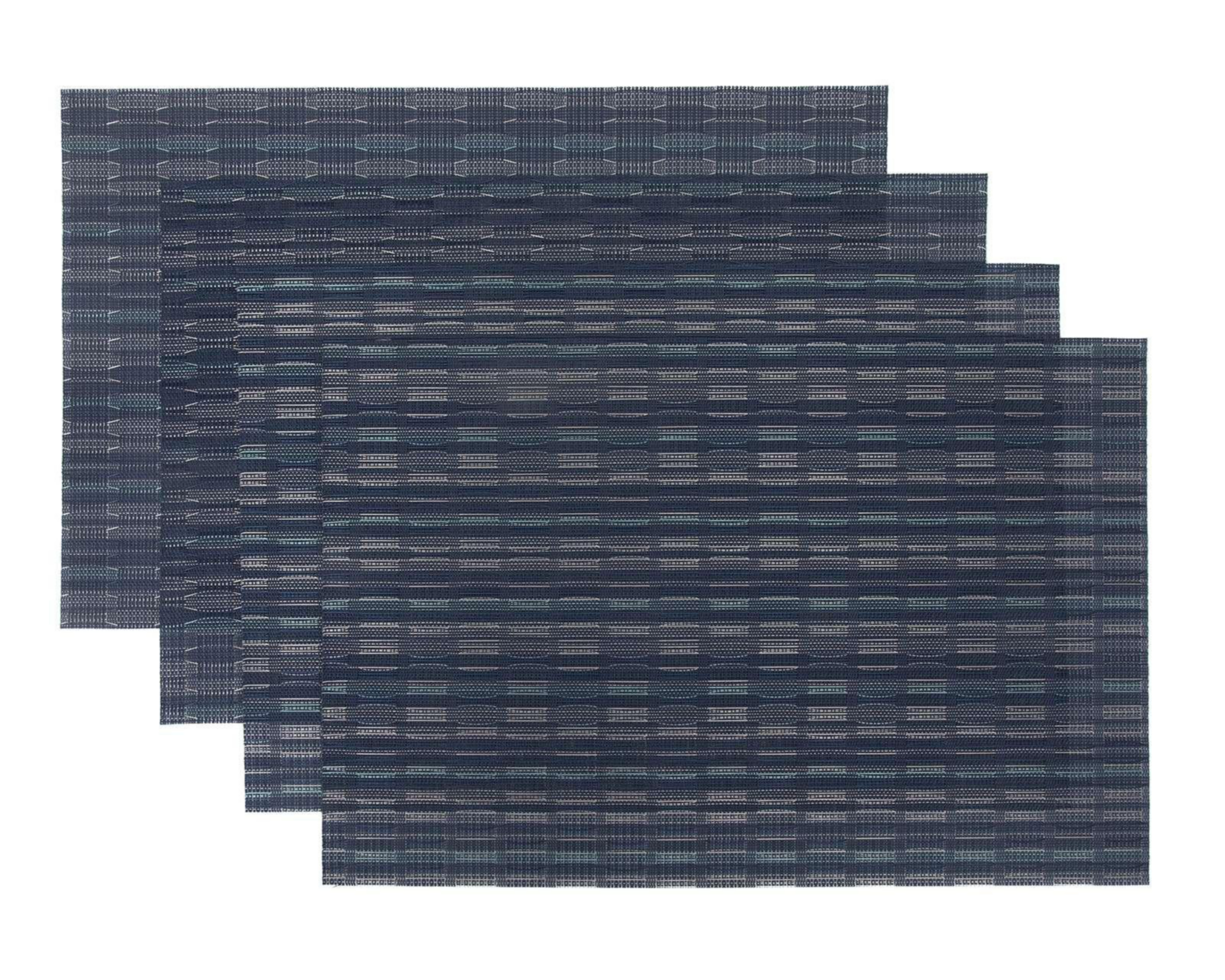 Foto 3 pulgar | Mantel Individual Homecreations 45 x 30 cm Azul 4 Piezas