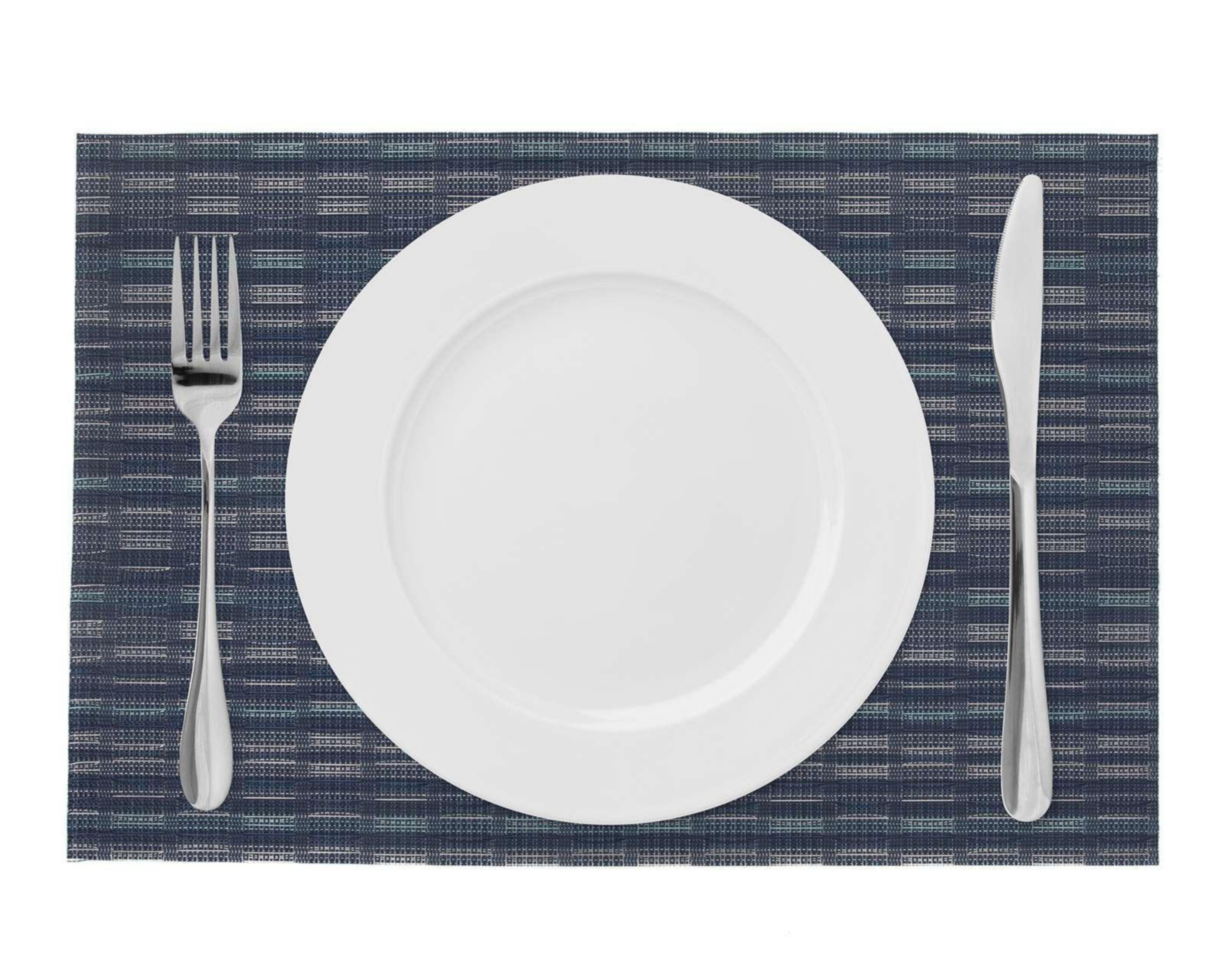 Foto 4 pulgar | Mantel Individual Homecreations 45 x 30 cm Azul 4 Piezas