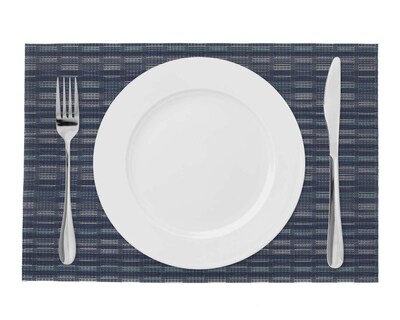 Foto 3 | Mantel Individual Homecreations 45 x 30 cm Azul 4 Piezas