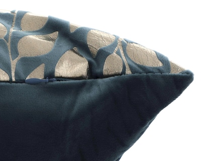 Foto 3 | Cojín Decorativo Blue Leaf