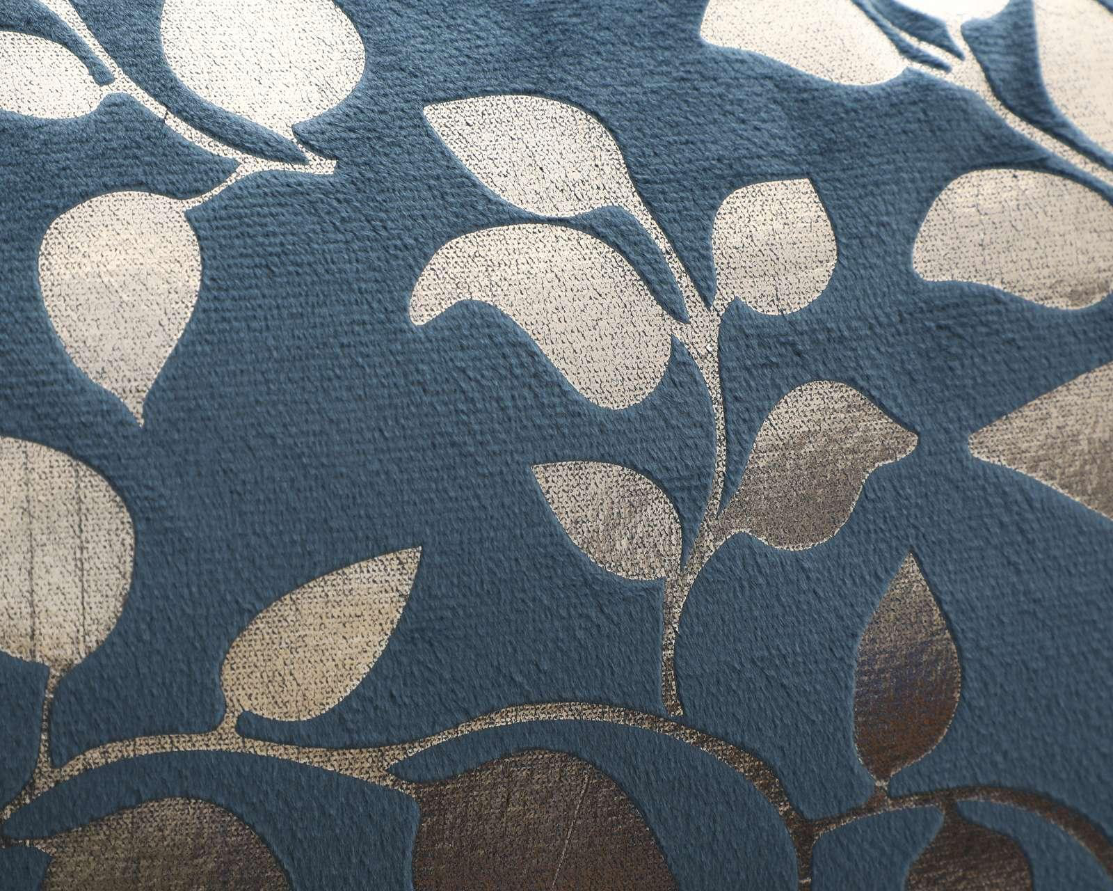 Foto 5 pulgar | Cojín Decorativo Blue Leaf