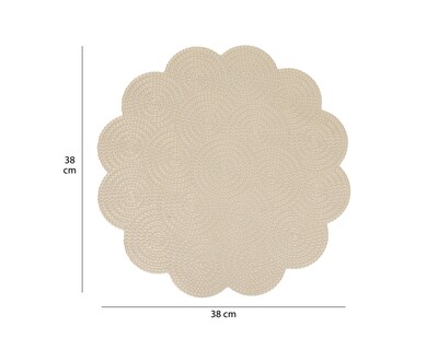 Foto 5 | Mantel Individual Oro Rosa 38 cm 4 Piezas