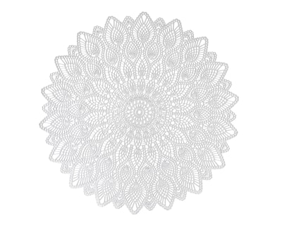Foto 4 | Mantel Individual Starhaus Plateado 38 cm 4 Piezas