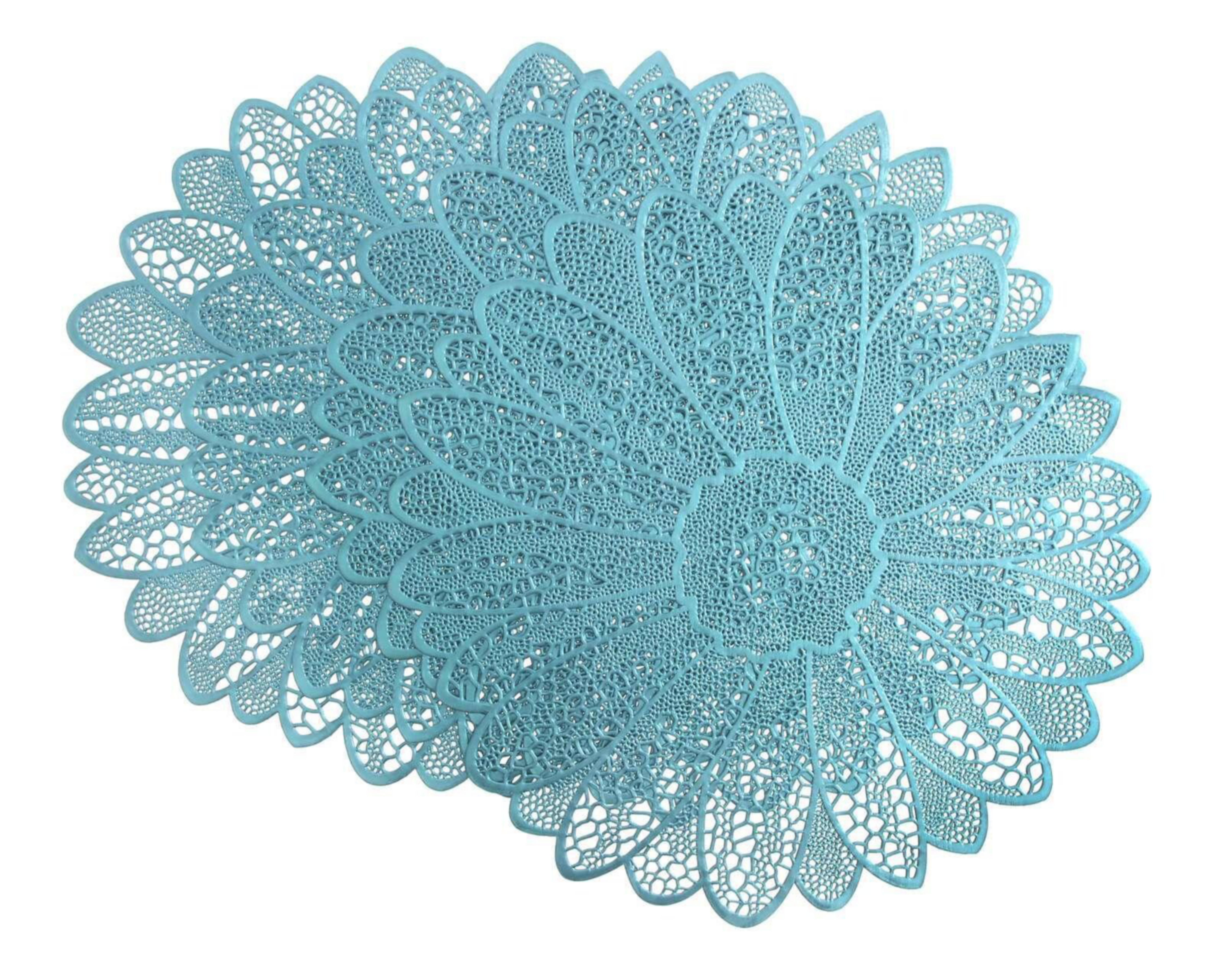 Foto 1 | Mantel Individual Starhaus Turquesa 38 cm 4 Piezas