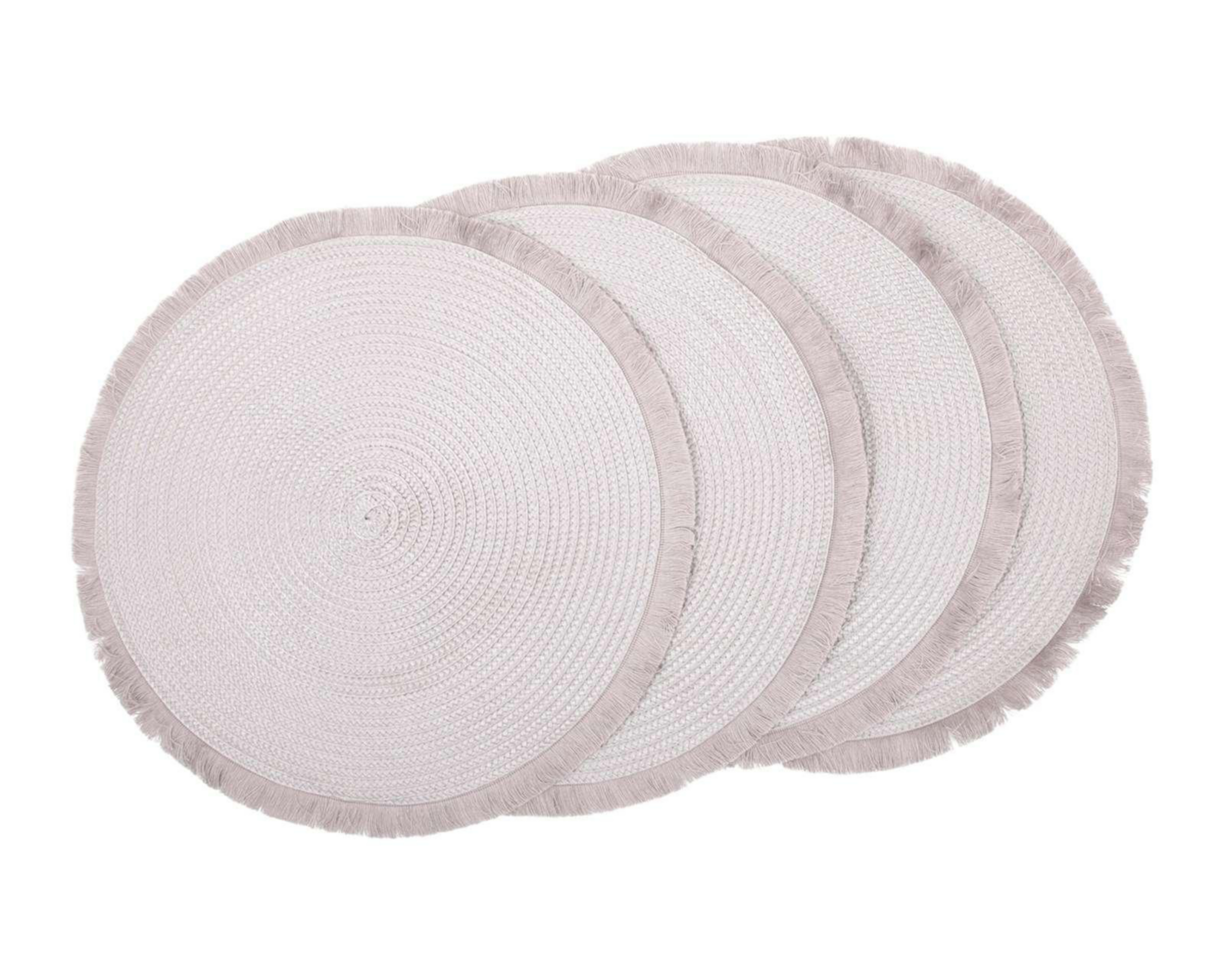Mantel Individual Starhaus Tejido Gris 38 cm 4 Piezas