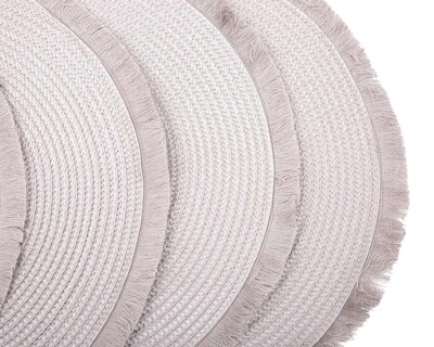 Foto 3 | Mantel Individual Starhaus Tejido Gris 38 cm 4 Piezas