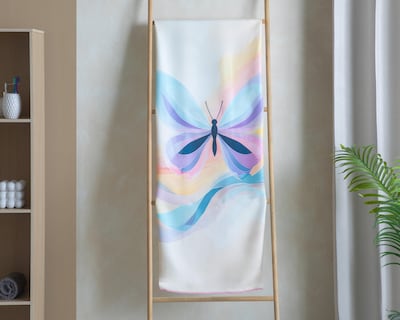 Foto 4 | Toalla de Baño Providencia Mariposa Estampada