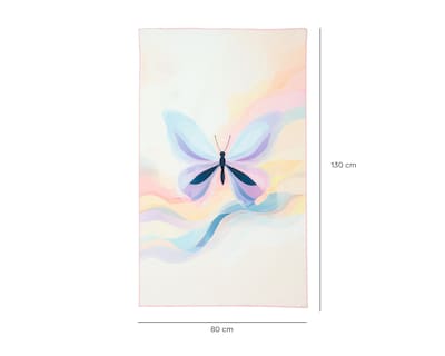 Foto 5 | Toalla de Baño Providencia Mariposa Estampada