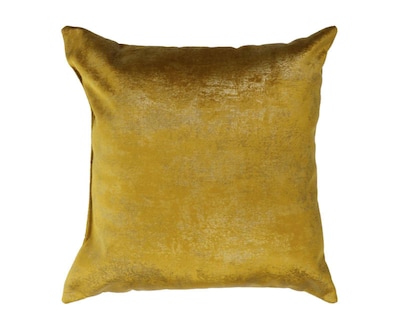 Foto 1 | Cojín Decorativo Embosado Dorado