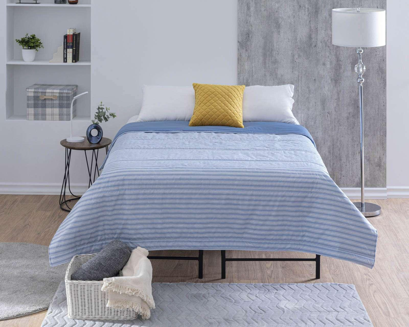 Foto 1 | Edredón Logan&Mason Matrimonial/Queen Size Baby Blue