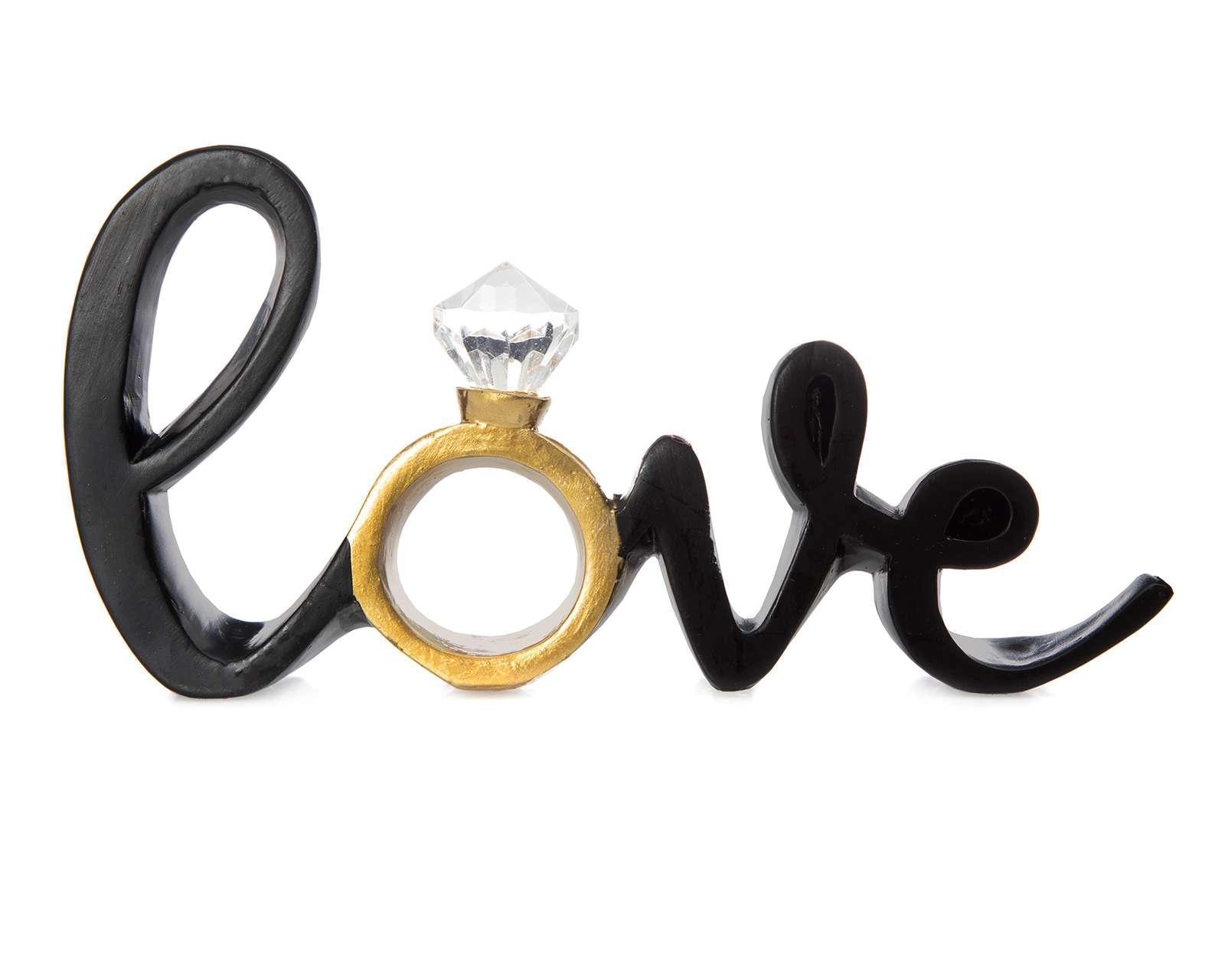 Letrero Decorativo LOVE BG de Resina
