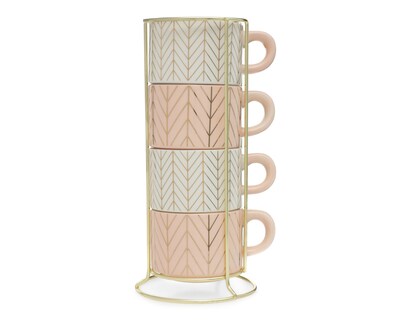 Foto 1 | Taza de Cerámica Starhaus 4 Piezas