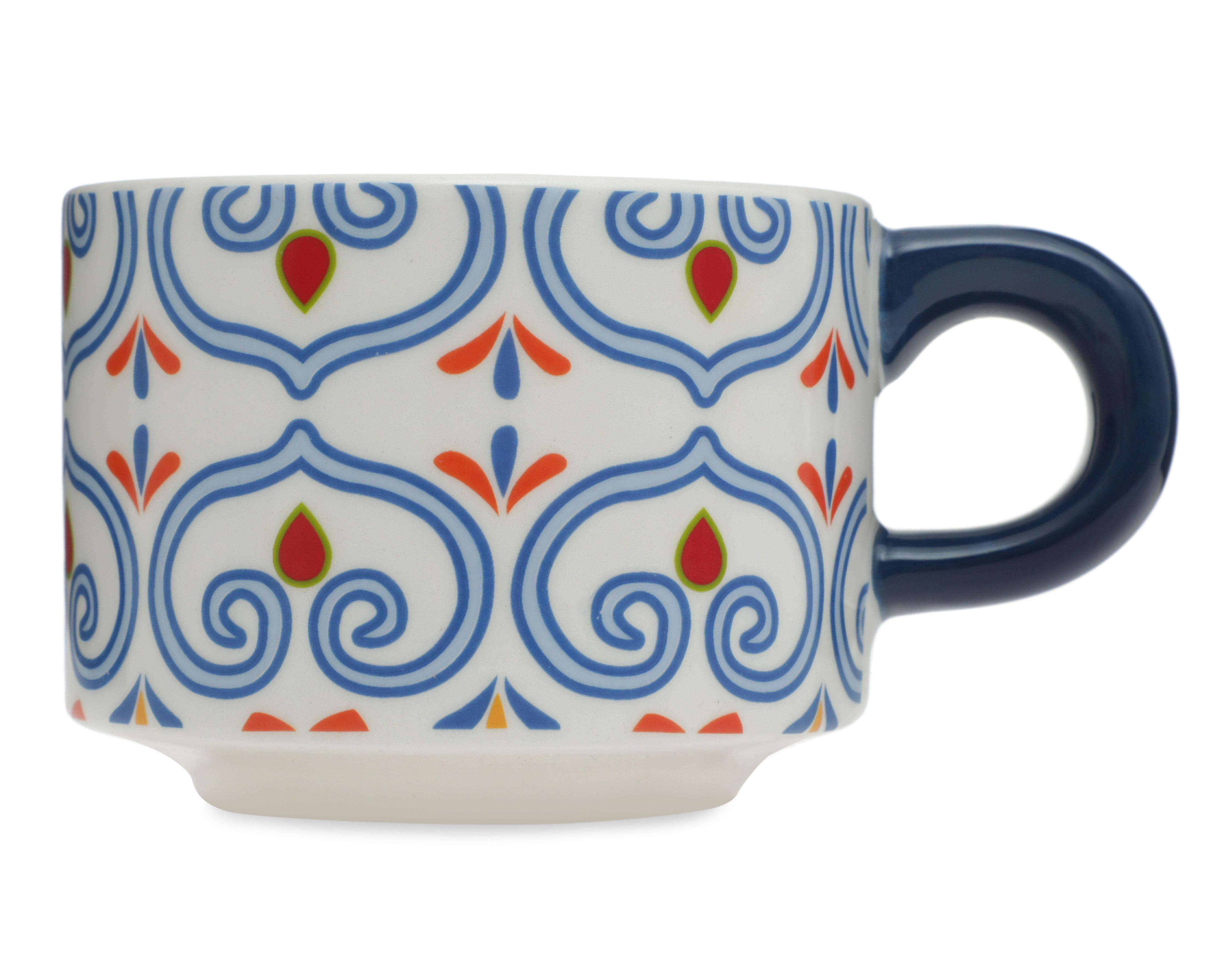Foto 3 pulgar | Taza de Cerámica Starhaus 4 Piezas