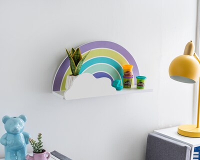 Foto 4 | Repisa Infantil de Madera Industrializada Starhaus 25 cm