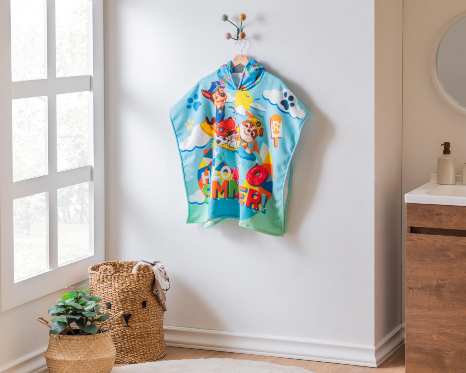 Foto 5 pulgar | Toalla Infantil Hoodie Paw Patrol Azul