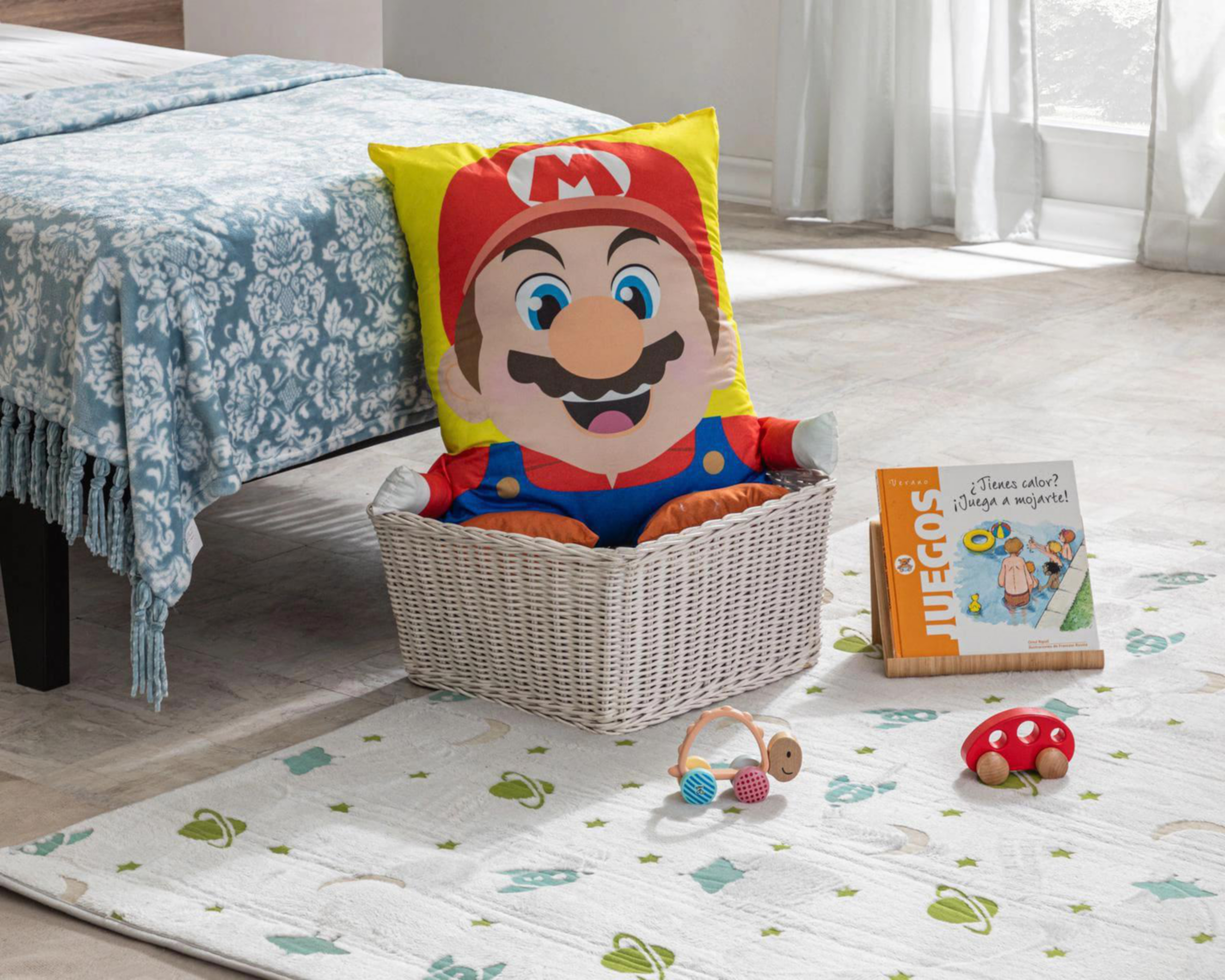 Foto 5 | Cojín Infantil Mario Bros