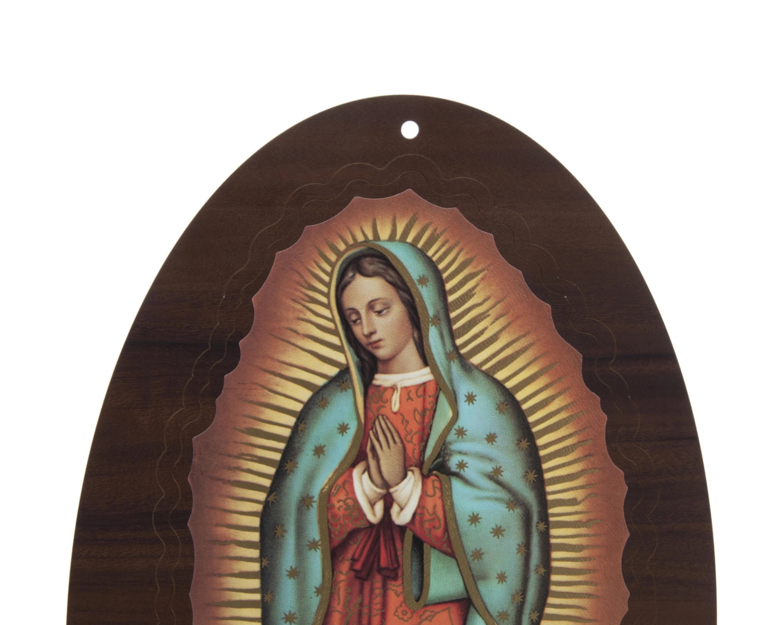 Foto 4 pulgar | Adorno Virgen de Guadalupe 25 x 43 cm