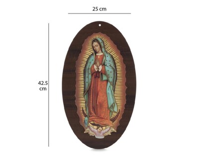 Foto 4 | Adorno Virgen de Guadalupe 25 x 43 cm