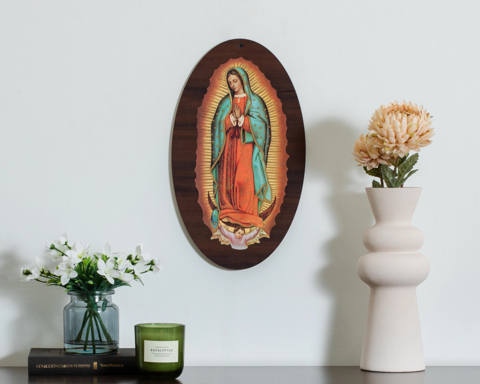 Foto 6 pulgar | Adorno Virgen de Guadalupe 25 x 43 cm
