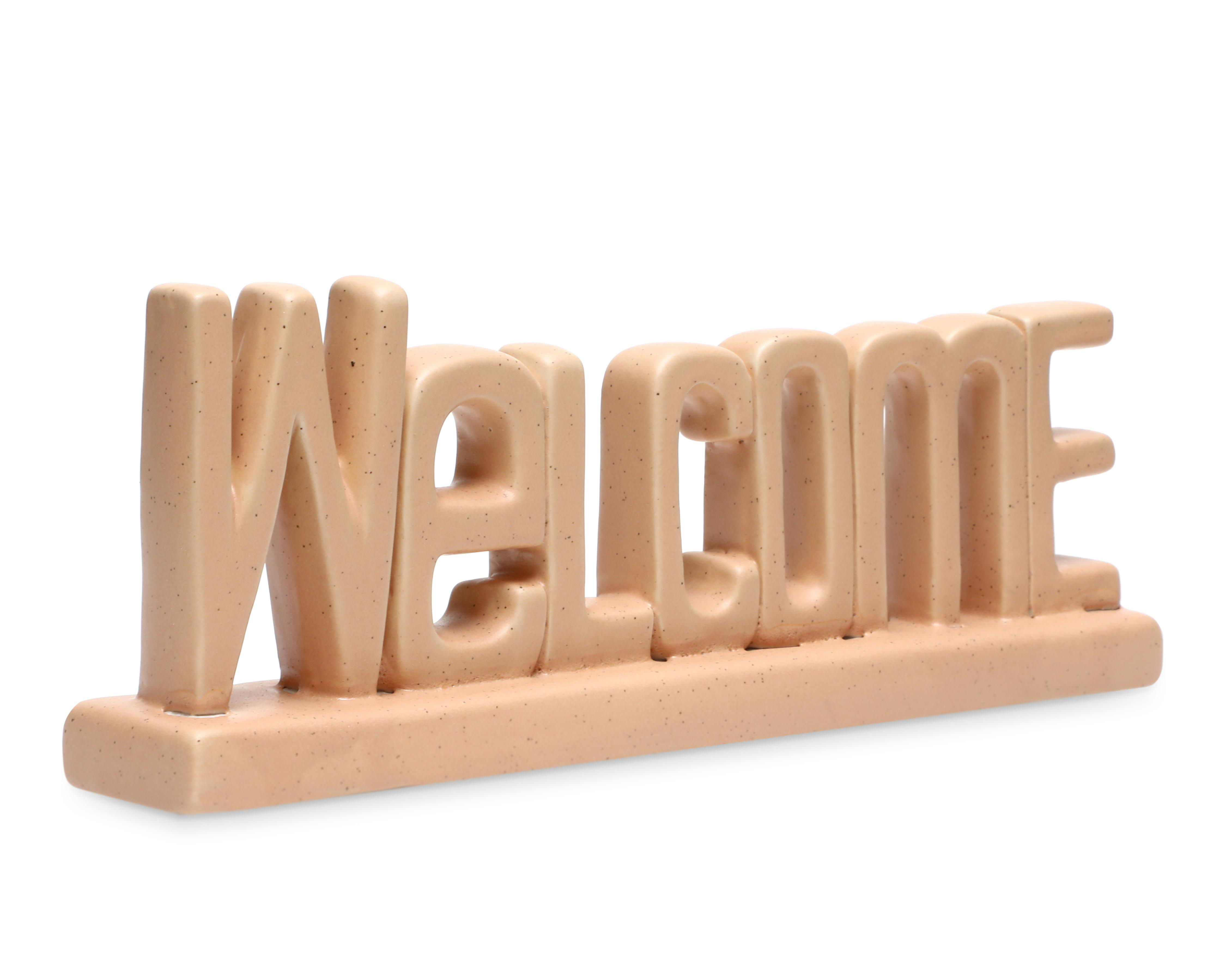 Letrero Decorativo Welcome