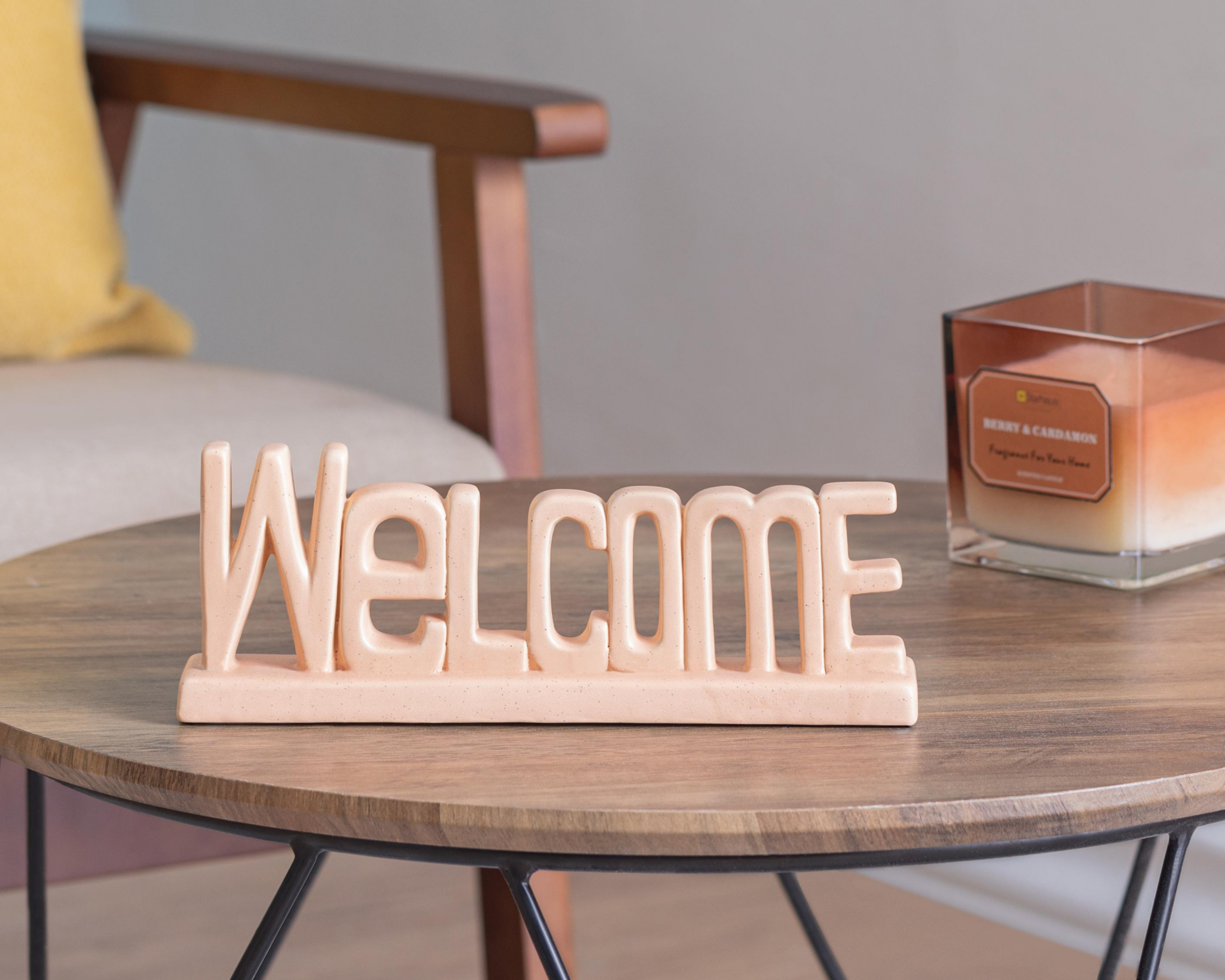 Foto 6 pulgar | Letrero Decorativo Welcome