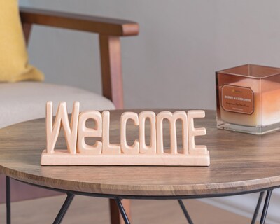 Foto 5 | Letrero Decorativo Welcome