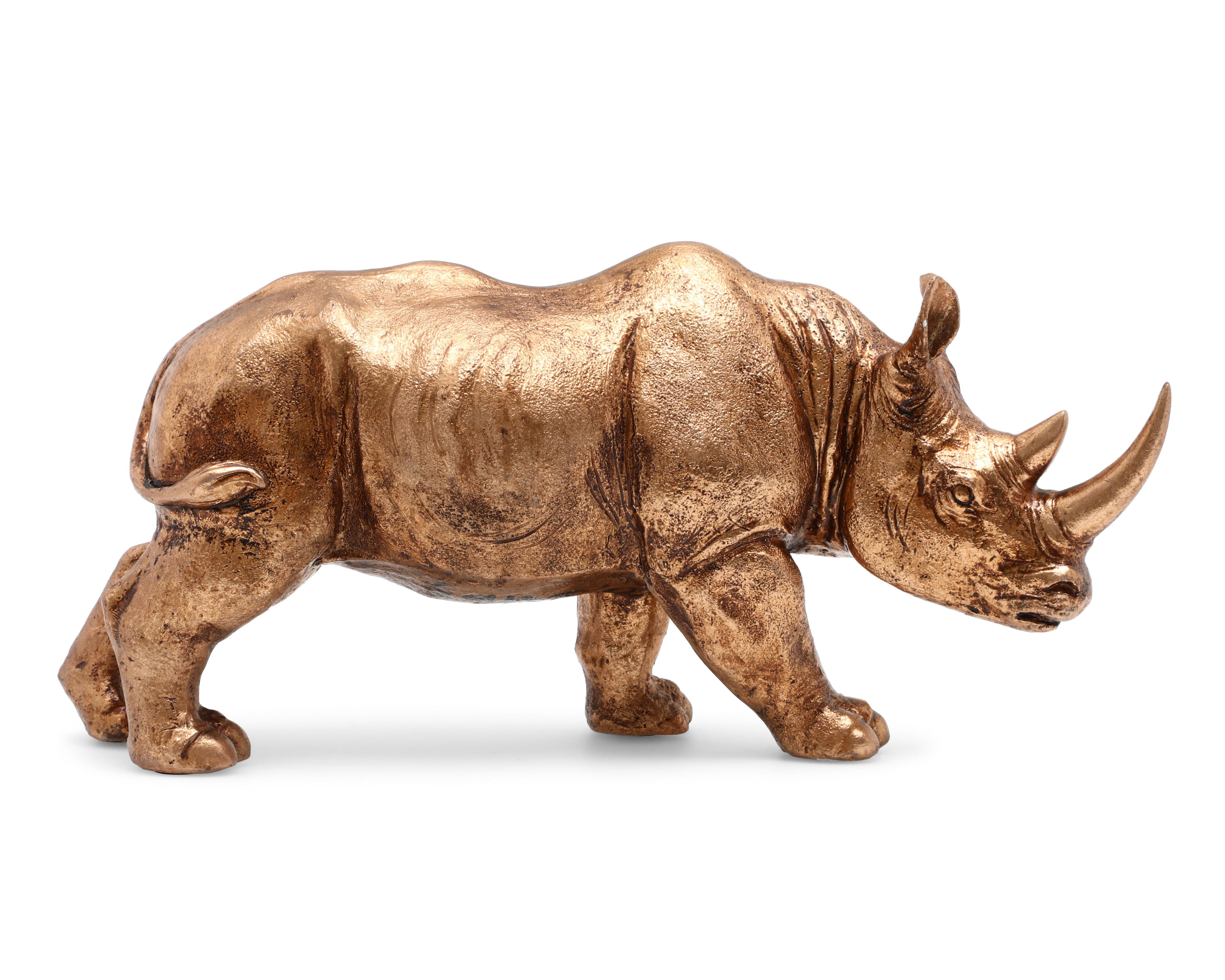 Foto 2 | Escultura de Rinoceronte Rustyno
