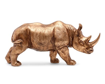 Foto 2 | Escultura de Rinoceronte Rustyno