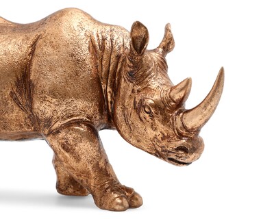 Foto 4 | Escultura de Rinoceronte Rustyno