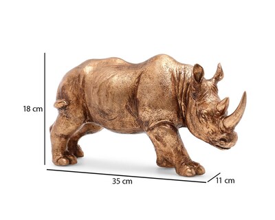 Foto 6 | Escultura de Rinoceronte Rustyno
