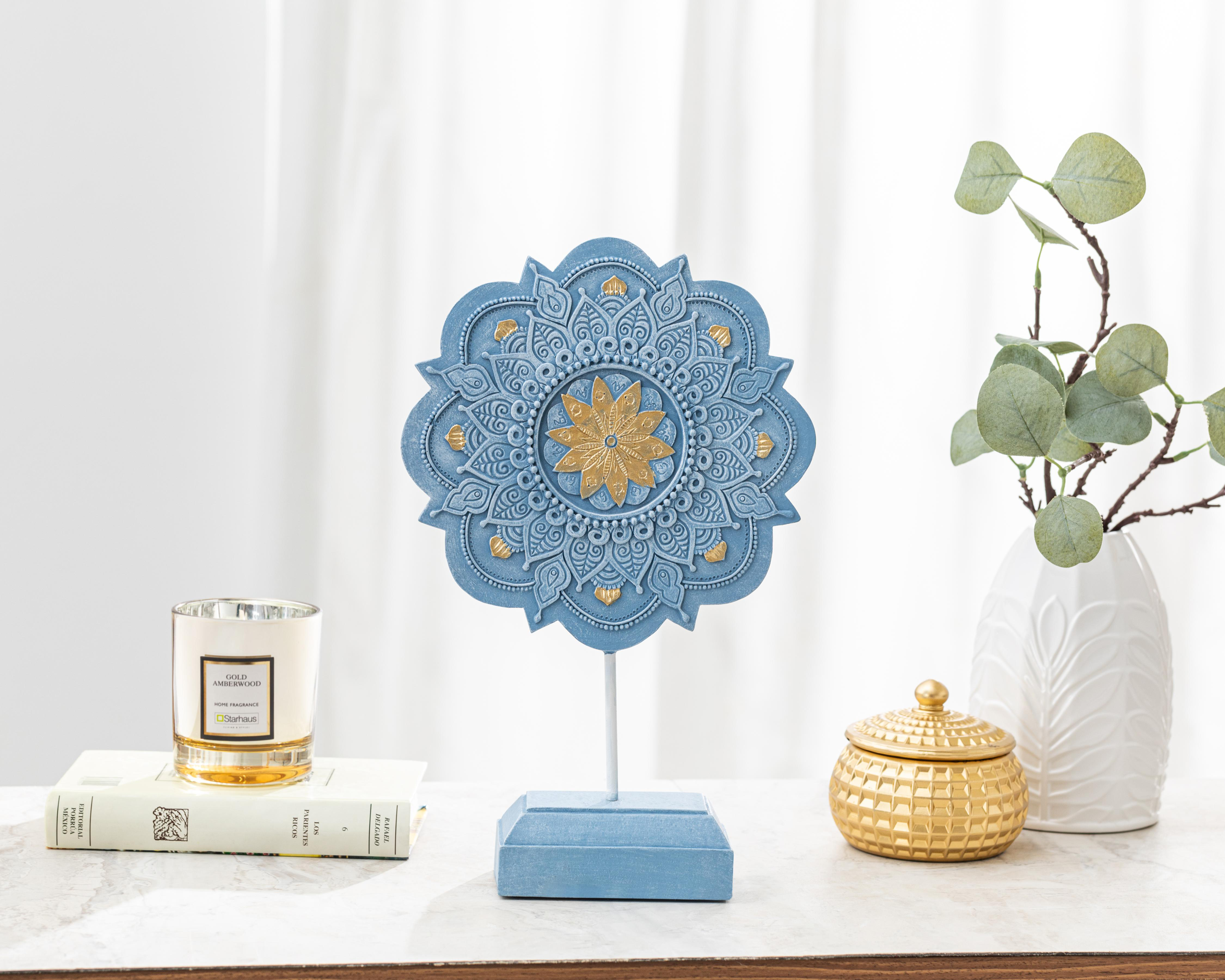 Foto 6 pulgar | Escultura Decorativa Boho Blue