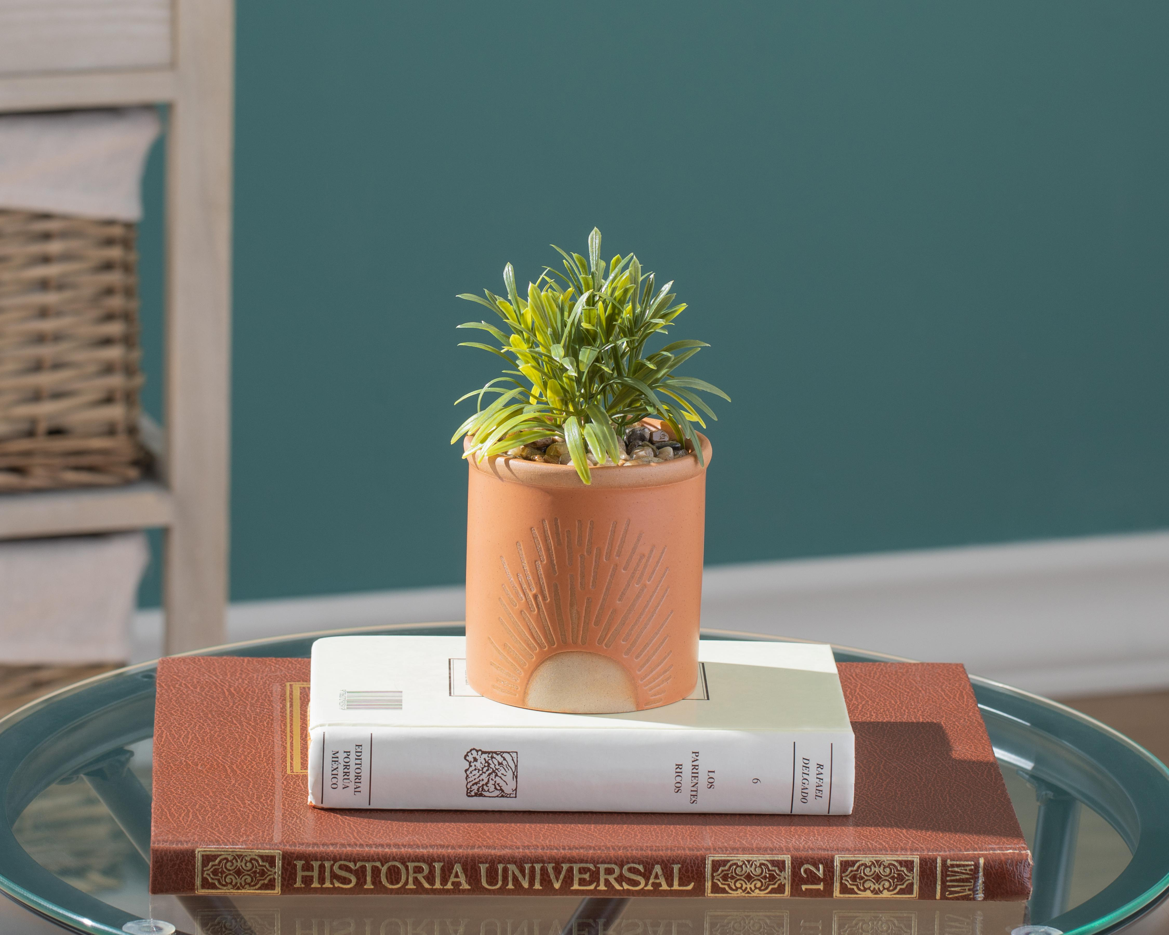 Foto 5 pulgar | Planta Artificial con Maceta Starhaus 16 cm