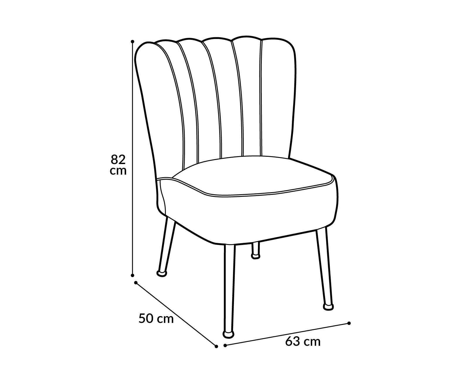 Foto 4 pulgar | Sillón Ocasional Contemporáneo Coral Rosa 1 Pieza