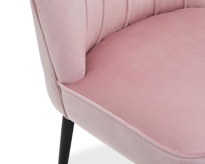 Foto 6 | Sillón Ocasional Contemporáneo Coral Rosa 1 Pieza