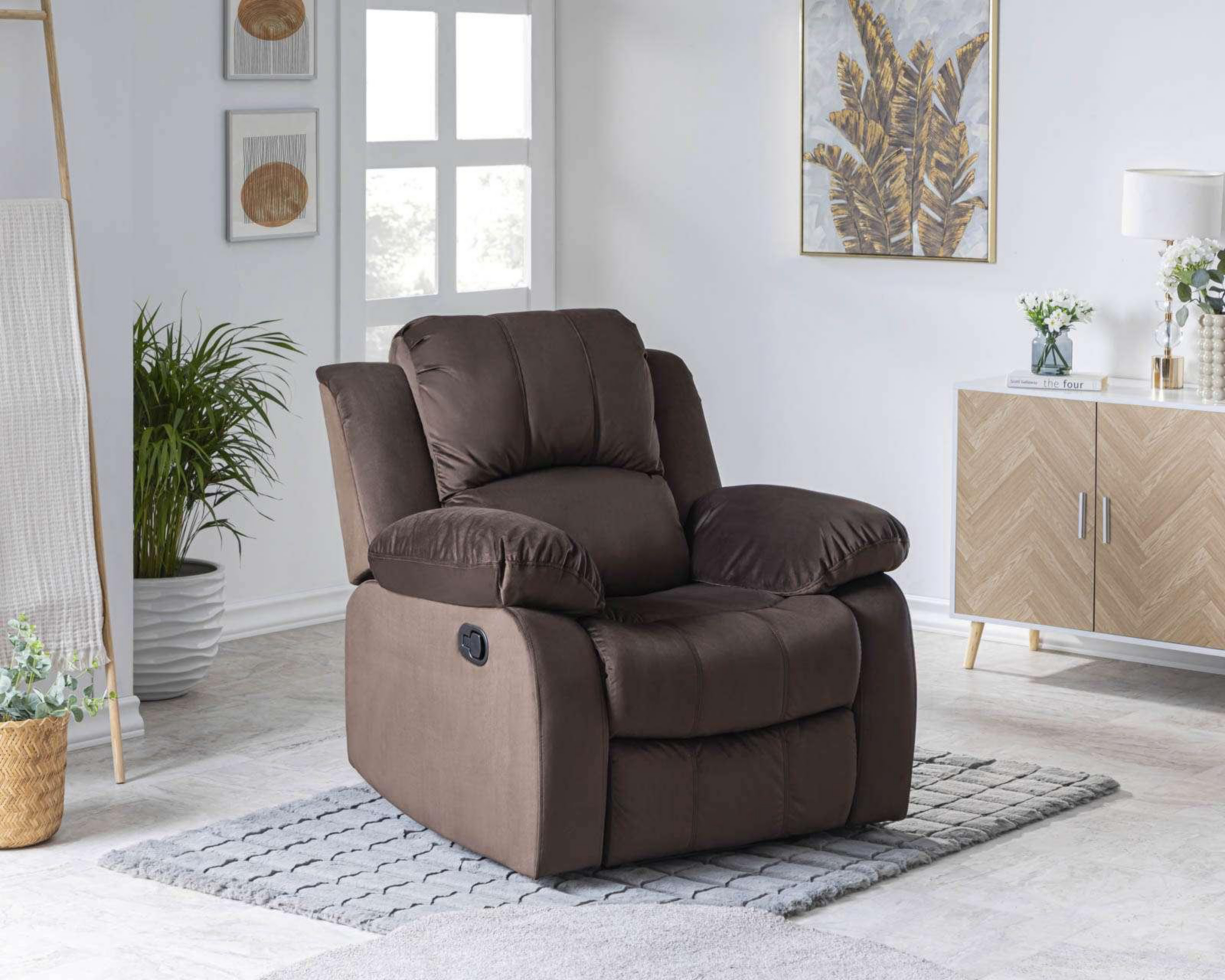 Sillón Reclinable Ángela Café