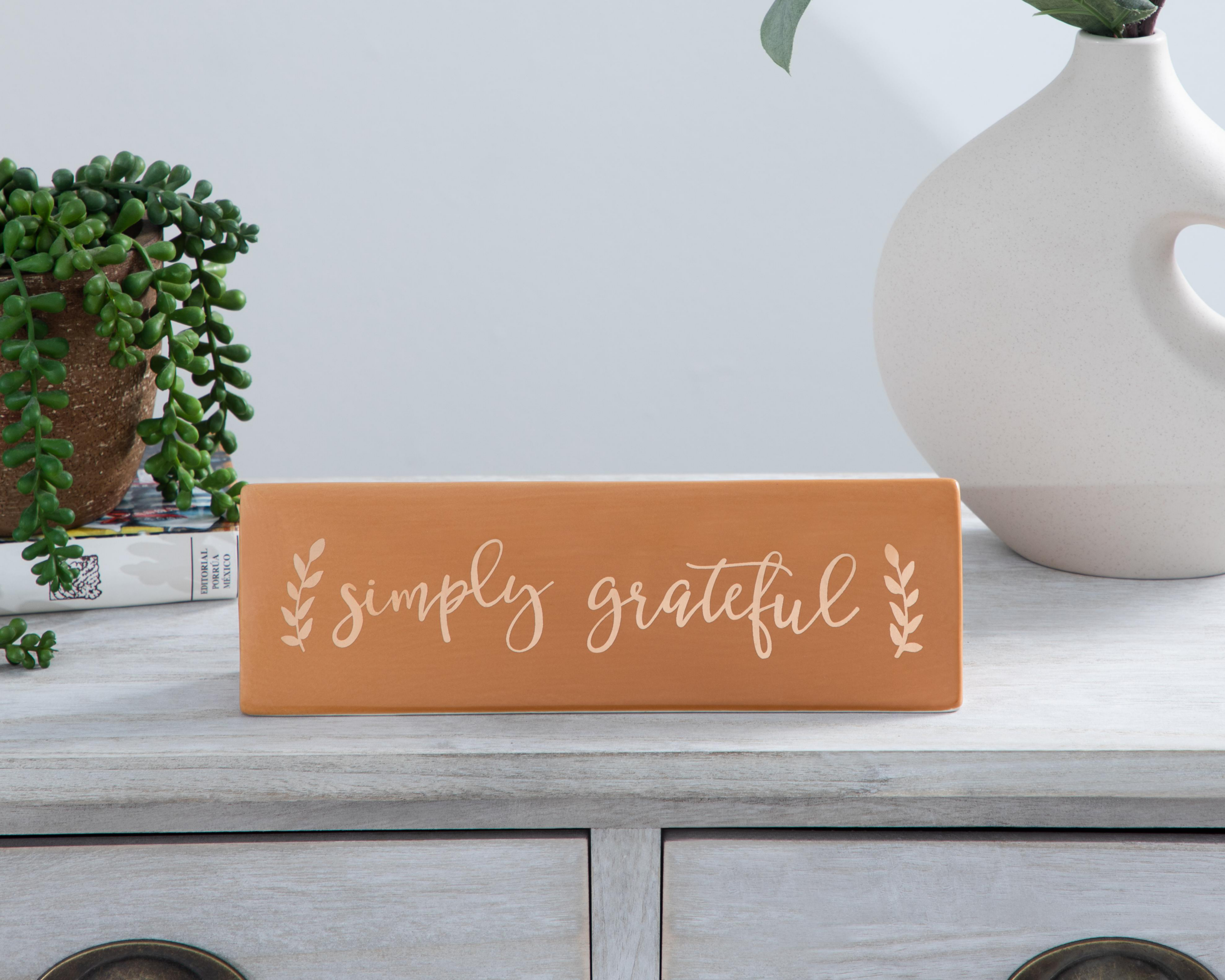 Foto 5 | Letrero Decorativo Simply Grateful