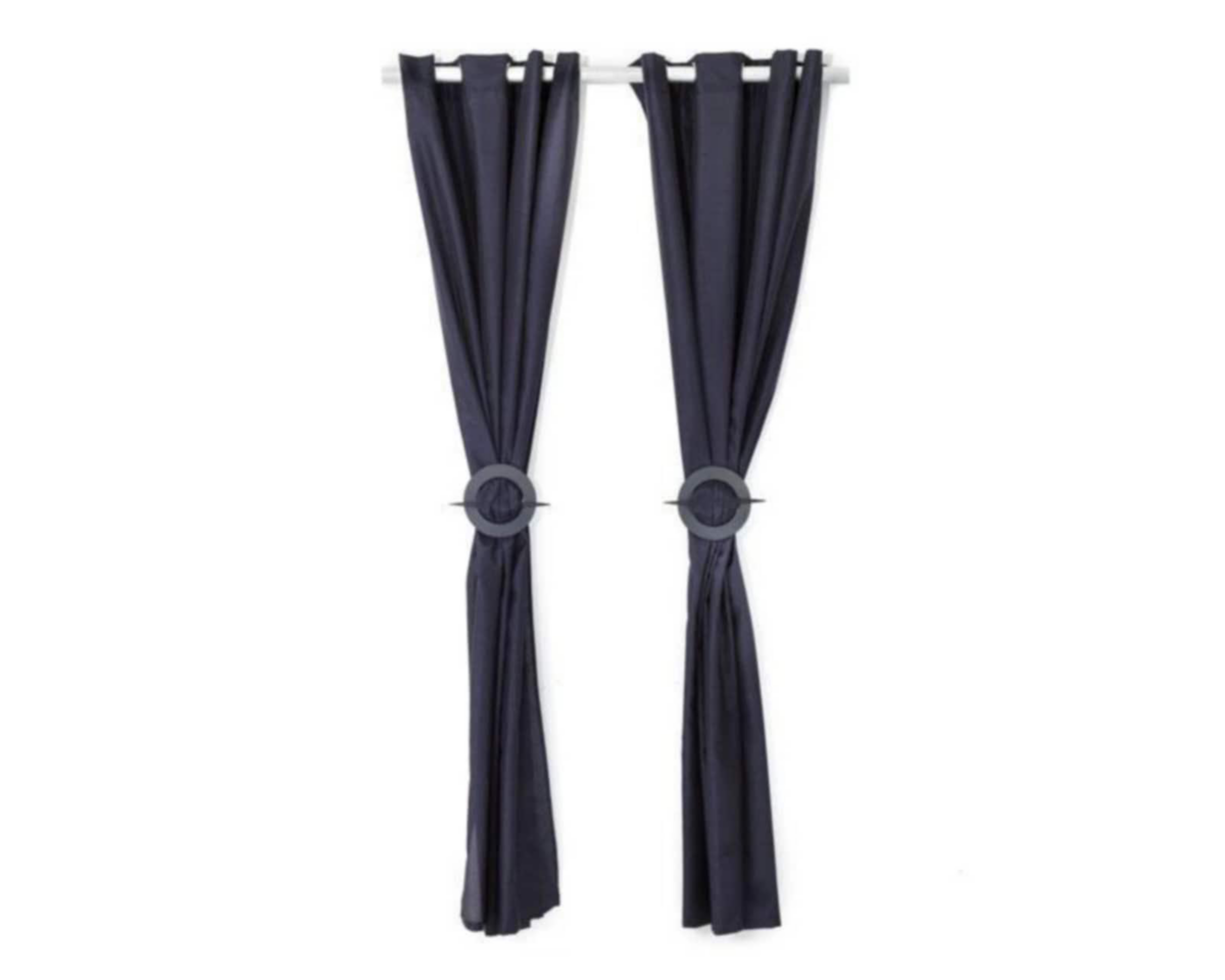 Foto 3 pulgar | Cortinas Silk 280 x 225 cm Azul