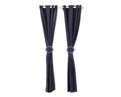 Foto 2 | Cortinas Silk 280 x 225 cm Azul