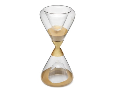 Foto 2 | Escultura Reloj de Arena Collins