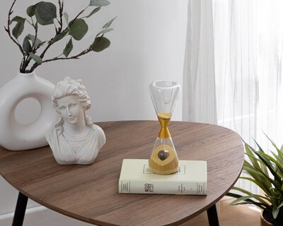 Foto 4 | Escultura Reloj de Arena Collins