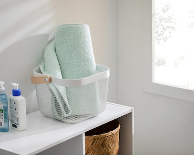 Foto 4 | Toalla de Medio Baño Camila Aqua